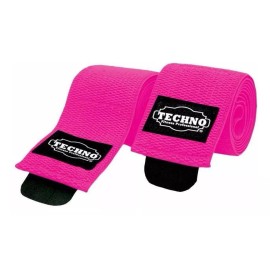 Techno Cintas Para Pesas / Straps + Vendas Para Rodillas Pack Gym