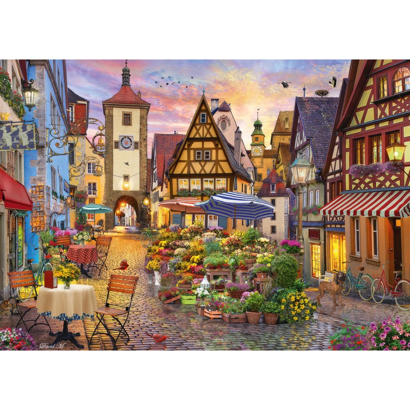 Schmidt Spiele 59760 Romantic Bavaria, Rothenburg ob der Tauber, 1000