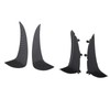 1 Pair Rear Bumper Spoiler Air Vent Cover Left Right
