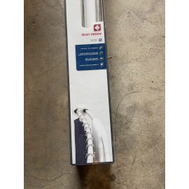 Glacier Bay #35644SSHD Adjustable Double Tension Curved Shower Rod in Chrome, Ru