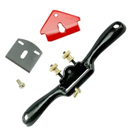 LALAFINA 1 Set Hand Planer Spokeshave Woodworking Tool for Precision Carving and Shaping for DIY Wood Projects Includes Blades for Enhanced Performance