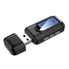 Transmitter Receiver,USB BT5.0 with 3.5mm AUX 2 in 1 Wireless