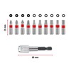 Einhell Bit Set 11 Pieces (25 mm Bits PH/PZ/T/H, Sandblasted