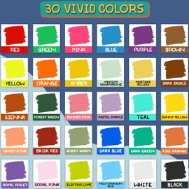 Chalkola Liquid Chalk Markers Erasable (30 Pack 6mm) Pastel + Neon Chalk Pens - Wet Wipe Washable Paint for Chalkboard Sign, Blackboards, Car Window, Glass, Bistro, Board, Mirror - 6mm Reversible Tip