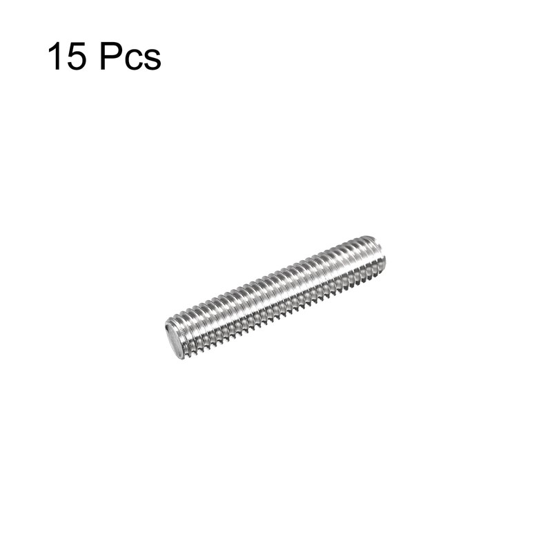 sourcing map Fully Threaded Rod M10 x 50mm 1.5mm Thread