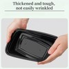 DERDOUT 2 Compartment Meal Prep Containers 28 oz Reusable BPA
