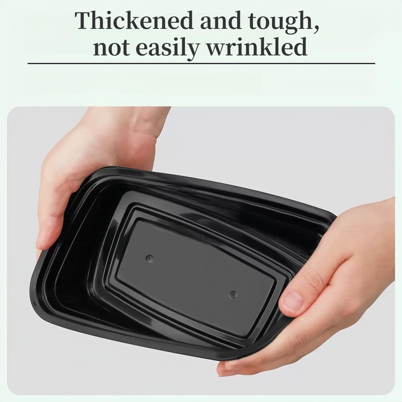 DERDOUT 2 Compartment Meal Prep Containers 28 oz Reusable BPA