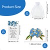 60 Sets Forget Me Not Flower Lapel Pin Blue Flower