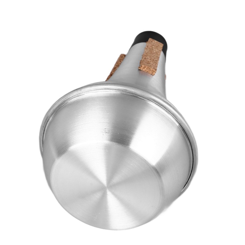 Trumpet Practice Mute Lightweight Aluminum Alloy Soft Cork Noise Reduction