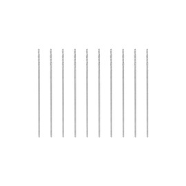 sourcing map Spiral Drill Bits Metal Micro Drill Bits HSS 0.4 mm W6542 20 mm Length for Copper Forged Steel Pack of 10
