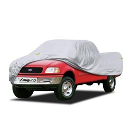 Kaugung 6 Layers Truck Cover Waterproof Custom Fit Ford F150 SuperCab 6.5ft Bed from 1990 to 2003, 6 Layers Heavyweight Pickup Car Cover Outdoor Indoor Sun UV Rain Snow Wind Protection.