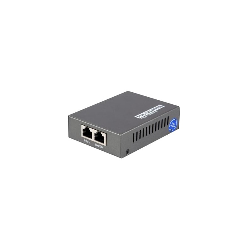 LevelOne Splitter POS-3000 1x GE/5~12V DC Gigabit PoE Plus Splitter/Black