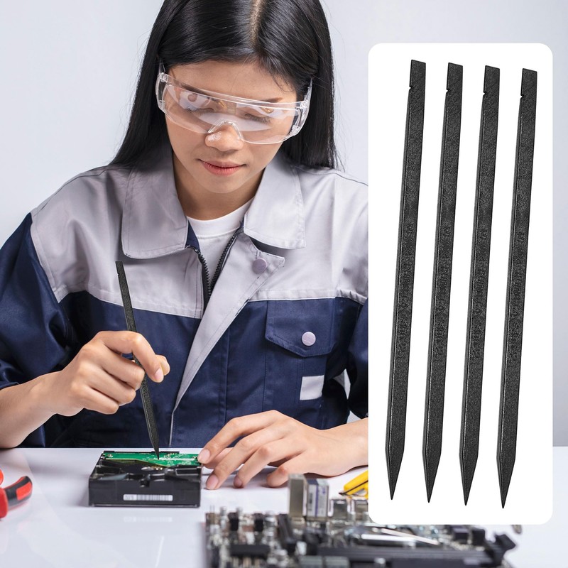 sourcing map 4 Pcs Plastic Spudger Tool, Reusable Spludger Pointed