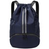 CHEPULA Drawstring Gym Bag, Large Sports Backpack String Swim Drawstring