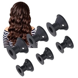 50PCS Magic Silicone Hair Rollers Includes 25 Large & 25 Small Sleeping Curlers for Natural Waves No Heat, No Damage, Reusable Hair Styling Tool for Women