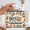UPNEGE Capybara Gifts for Capybara Lovers Makeup Bag, Capybaras Lover