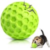 DISSKNIC Indestructible Squeaky Dog Balls Puppy Toys, Interactive Dog Toys