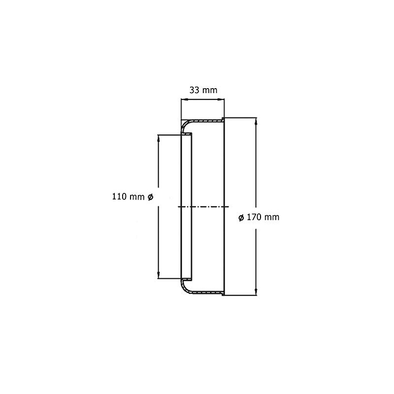 DN110 Drain Pipe Rosette Wall Rosette Siphon Rosette Toilet Rosette