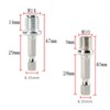 hhfvvda 4 Pcs Silver M10+M14 Woodworking Hex Socket Adapter Set