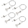 sourcing map Picture Hanging Wire Kit, 4Set 1M Hanging Wire