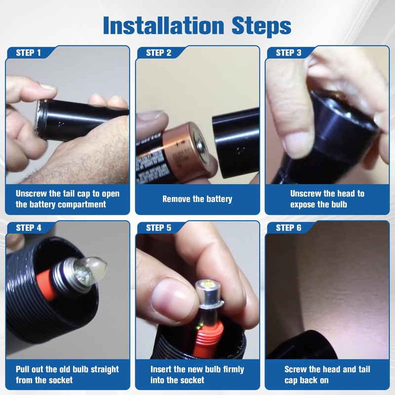 Swess LED Conversion Kit for Maglite LED Bulb 3-16 Cell