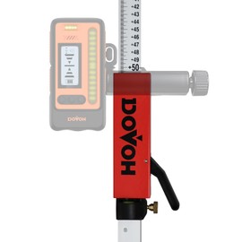 DOVOH Grade Rod for Laser Level, with Quick-Release Slider for Laser Receiver, 7.9ft/2.4m Adjustable Aluminum Laser Level Stick, DP2400