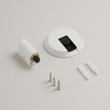 DOOROOM 1 Pack Solid Brass Windproof Door Stopper, Mechanical PushLock
