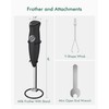 Heylotie Milk Frother With Stand Handheld Drink Mixer Handheld with