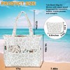 LOIDOU Large Beach Tote Bag Waterproof Sandproof Beach Pool bag