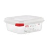 Araven 03350 PP Food Container GN with Lid, 1.1 L,