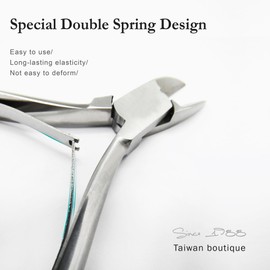 Professional Toenail Nipper for Thick and Ingrown Nails, Surgical Stainless Steel Blades, SUNDEN SD1801