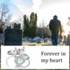 Sterling Silver Urn Ring for Ashes: 925 Parents Ash Memorial