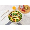 XUEJUN Salad Bowl with Servers Set - Large 9.8 inches