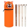 Pencil Case, orange, Tiger