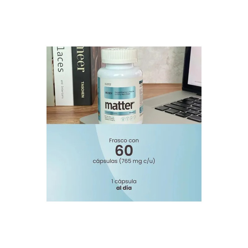 Matter Moody - Suplemento con Aminoácidos, Vitaminas y Minerales, Bienestar