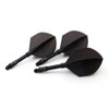 CUESOUL TERO AK4 Black Dart Flights Shield Shape,Set of 3
