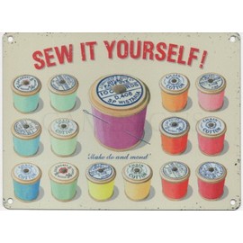 Metal Wall Sign - Sew it Yourself