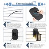 Siding Mounting Kit, 8141DBL Outdoor Fixture Mounting Block with Built-in