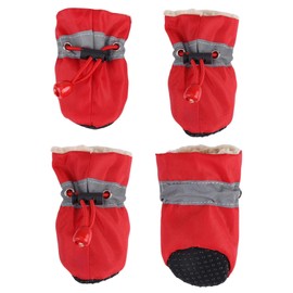 Dog Boots Protector Anti-Slip Pet Cotton Padded for Boots for Small Dog