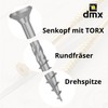 DMX - Wood Screws Torx - Chipboard Screws - Screws