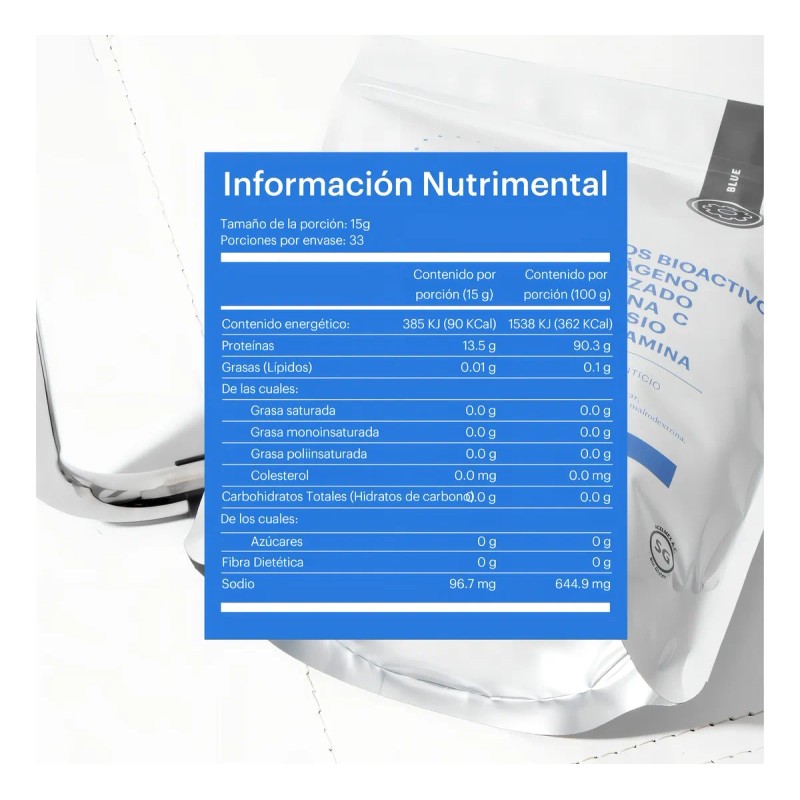 Sesen Blue Colageno Más Vitamina C Y Magnesio 2 Pack
