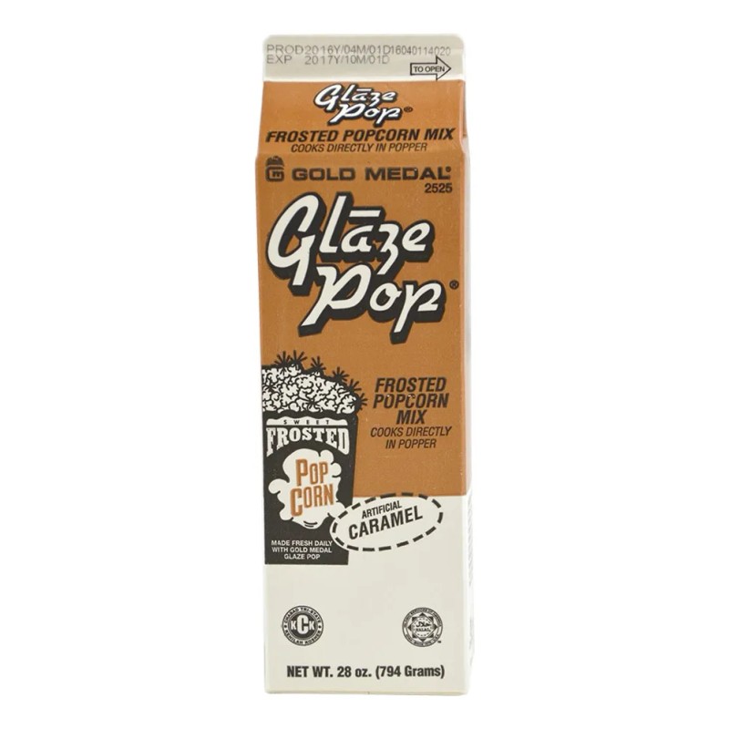 Caramelo Palomitas Glaze Pop 3 Tetrapack Envio Domicilio