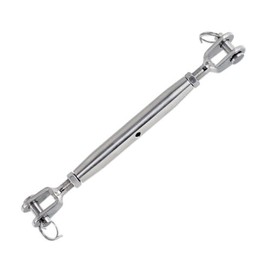 G316 Stainless Steel Closed-Body Turnbuckle Jaw/Jaw - Choose from 3/16, 1/4, 5/16, 3/8-inch Turnbuckle size: 5/16