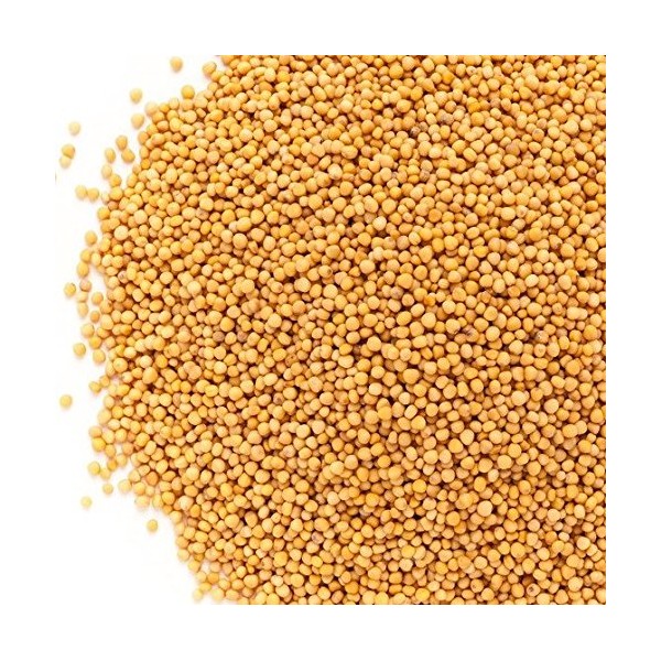 Whole Yellow Mustard Seeds All Natural by Its Delish, (1 lb)