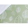 Home Direct Oilcloth, Tablecloth, Washable, Square, Leaves