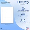 White Adhesive Square Labels, 3" x 3" - 25 Sheets