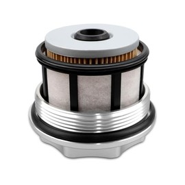 Fuel Filter Kit Fit for Ford F250 F350 F450 F550 Super Duty 7.3L Power Stroke, Fit for Ford E350 E450 E550 Econoline 7.3L Power Stroke, Silver