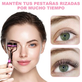 Kit Rizador de Pestañas, Rizador de Pestañas 9 en 1 con 4 Almohadillas de Recambio, Rizador de Pestañas Parcial, Herramientas de Maquillaje de Ojos, Pestañas Naturales de Larga Duración
