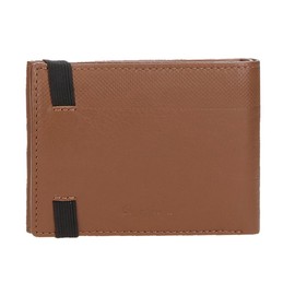 Pepe Jeans Topper Wallet with Elastic Band, Brown, 11.5 x 8.5 x 1 cm, Leather, Brown, One Size, Elastic Strap Wallet