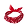 Urban Classics Bandana 3-Pack Fascinator, red, One Size